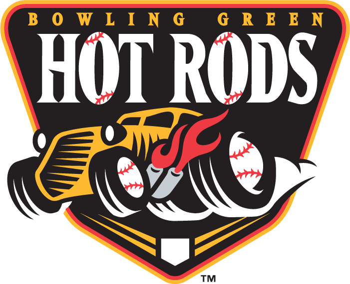 Bowling Green Hot Rods 2010-2015 Primary Logo vinyl decal